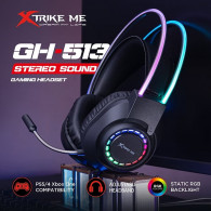 Micro Casque Gaming Xtrike ME GH-513 RGB Noir En Tunisie