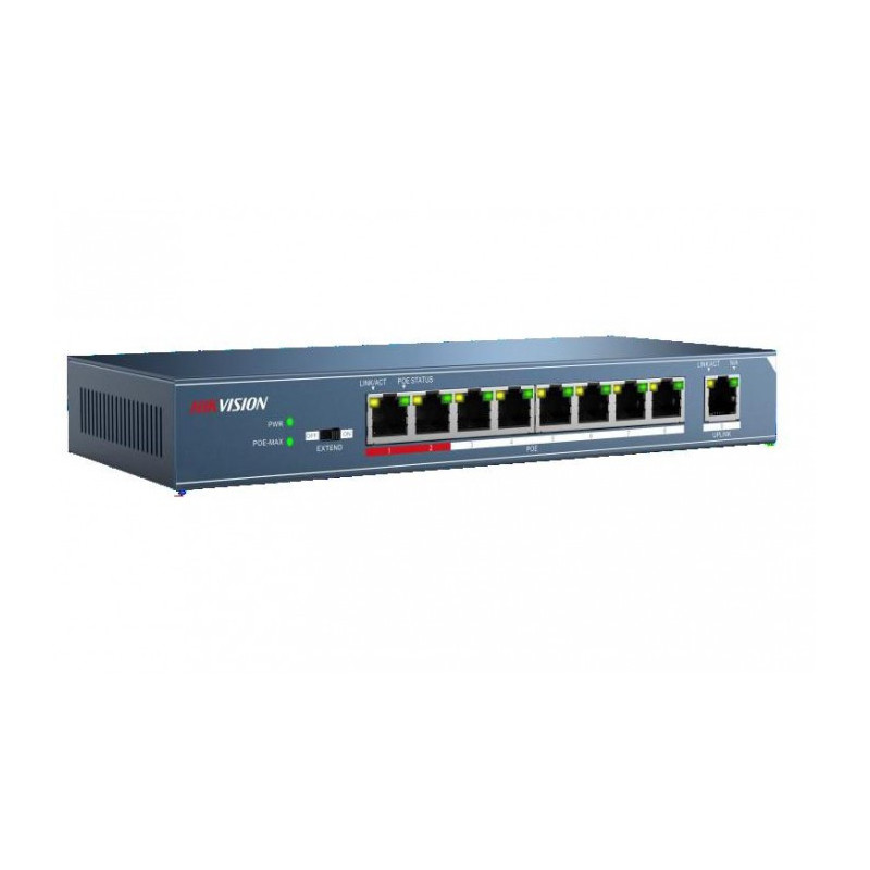 SWITCH DE BUREAU POE - 9 PORTS