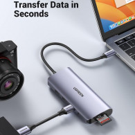 Adaptateur Multifonction Ugreen CM179 10En1 Type-C 4K Gris en Tunisie