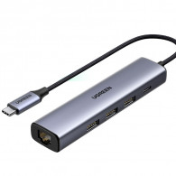 Adaptateur Multifonction Ugreen CM475 Type-C Gris en Tunisie
