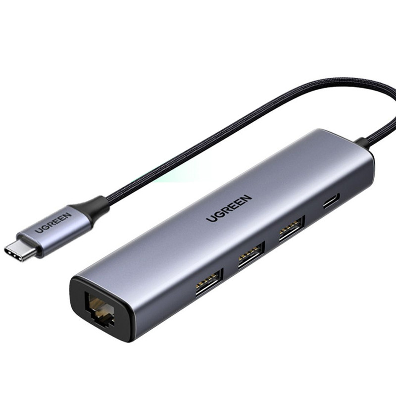 Adaptateur Multifonction Ugreen CM475 Type-C Gris en Tunisie