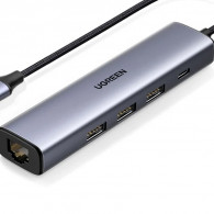 Adaptateur Multifonction Ugreen CM475 Type-C Gris en Tunisie