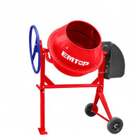 Bétonnière Électrique Emtop ECMX18011 0,8 kW Rouge & Bleu