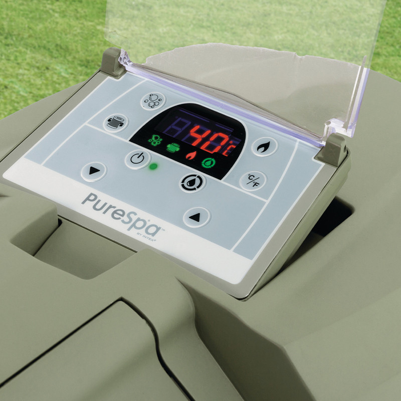 Spa Gonflable Intex 28426NP 4 Places Ronde Olive  En Tunisie