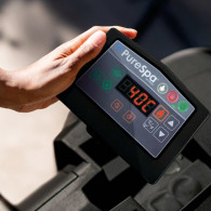 Spa Gonflable Intex 28494 4 Places Ronde Noir + Lumière D'ambiance En Tunisie