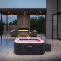 Spa Gonflable Intex 28450 4 Places Carré Ardoise En Tunisie