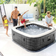 Spa Gonflable Intex 28452NP 6 Places Carré Ardoise En Tunisie