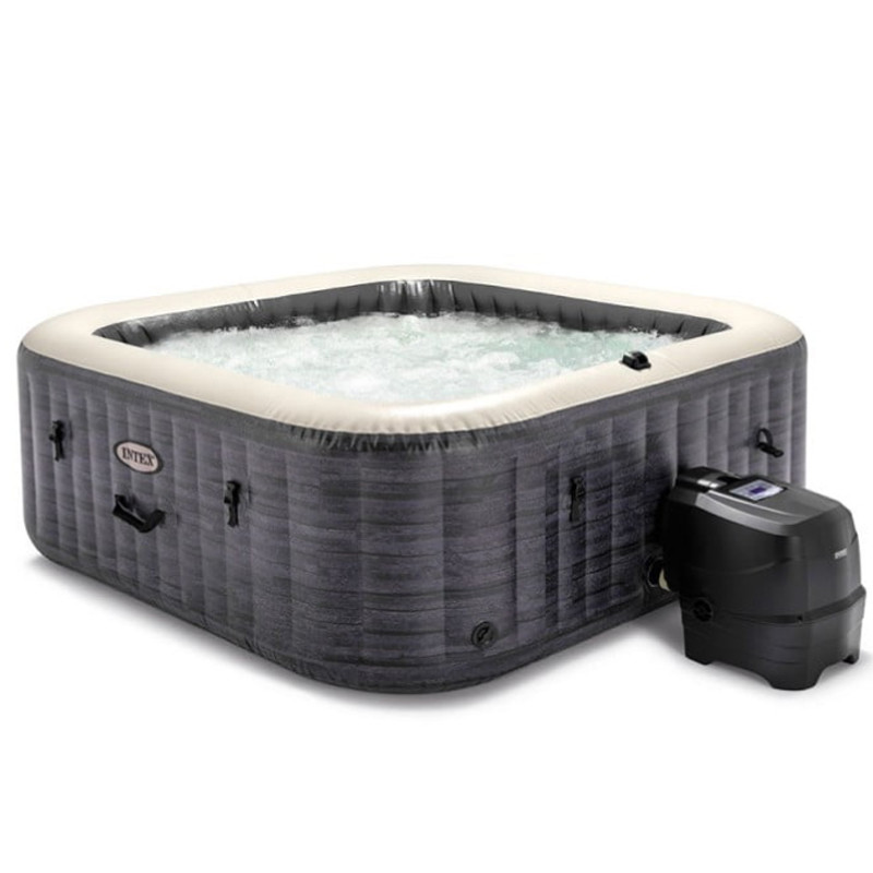 Spa Gonflable Intex 28452NP 6 Places Carré Ardoise En Tunisie