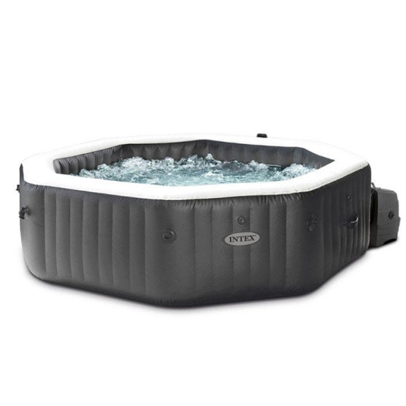 Spa Gonflable Intex 28462 6 Places Octogonale Carbone En Tunisie