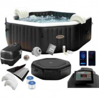 Spa Gonflable Intex 28462 6 Places Octogonale Carbone En Tunisie