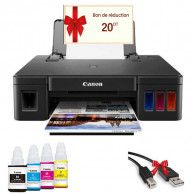 Imprimante Canon Jet D'encre Multifonction 3En1 G2410 Couleur Noir