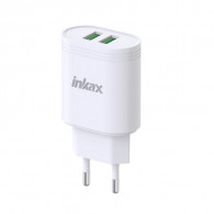 Chargeur Smartphone Inkax Y02 2 Ports USB-A Blanc en Tunisie