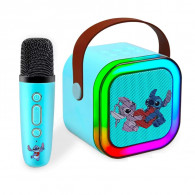 Haut Parleur Sans Fil Stitch Avec Micro Bleu