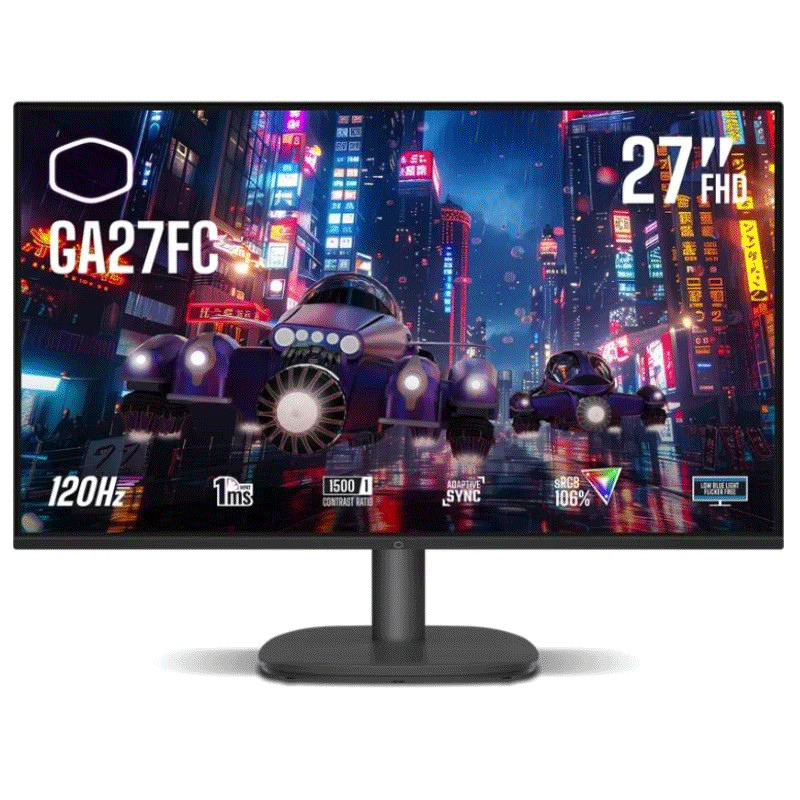 Ecran Gaming Cooler Master GA27FC 27'' Full HD 120Hz IPS Noir en Tunisie