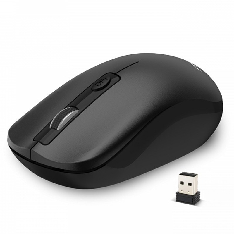 Souris Sans Fil Advance Slimfit Noir En Tunisie
