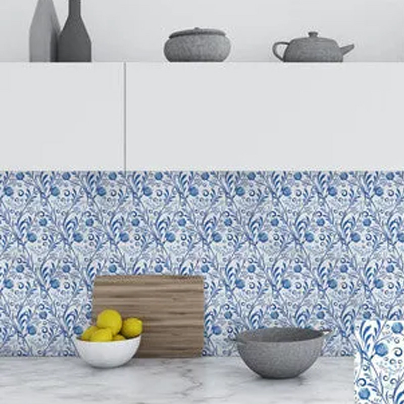 Carreau Boss Tape En PVC 30 x 30 cm Traditionnel Bleu En Tunisie