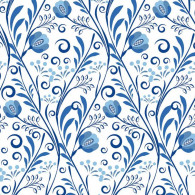 Carreau Boss Tape En PVC 30 x 30 cm Traditionnel Bleu En Tunisie
