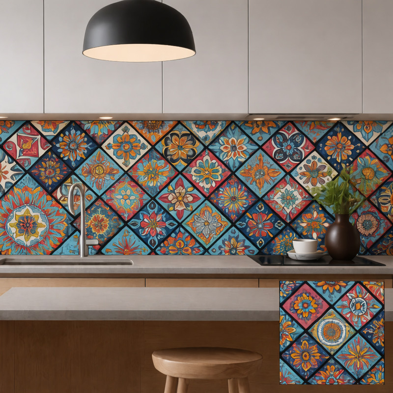 Carreau Boss Tape En PVC 30 x 30 cm Vintage En Tunisie