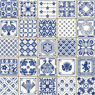 Carreau Boss Tape En PVC 30 x 30 cm Indigo En Tunisie