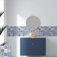 Carreau Boss Tape En PVC 30 x 30 cm Indigo En Tunisie