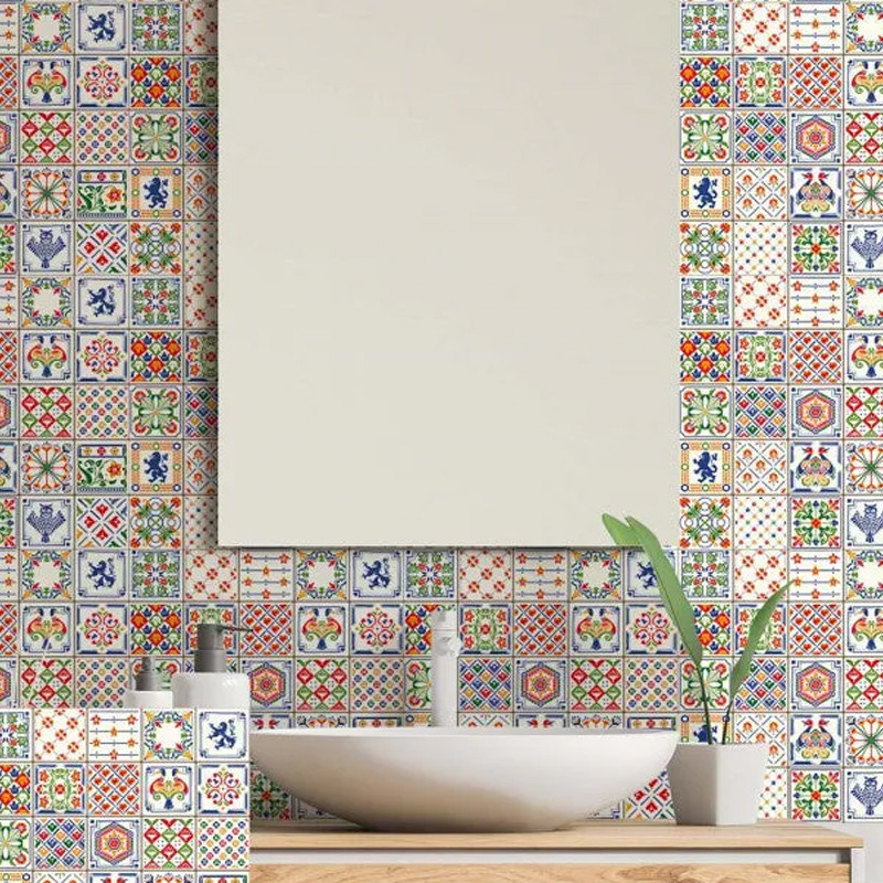 Carreau Boss Tape En PVC 30 x 30 cm Floral En Tunisie