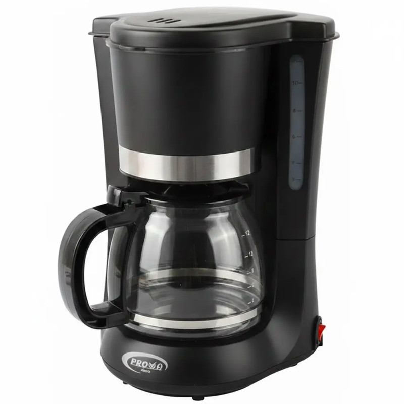 Cafetière Electrique Prova 900W 1.2L Noir En Tunisie