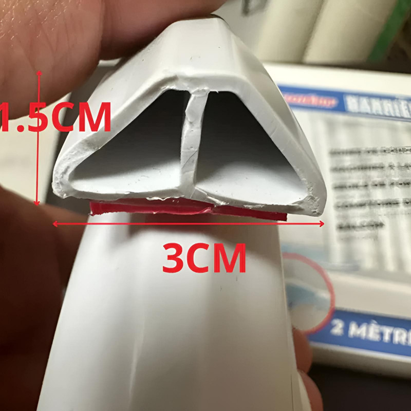 Barrière d'Eau Boss Tape Auto-Adhésif 1m Noir en Tunisie