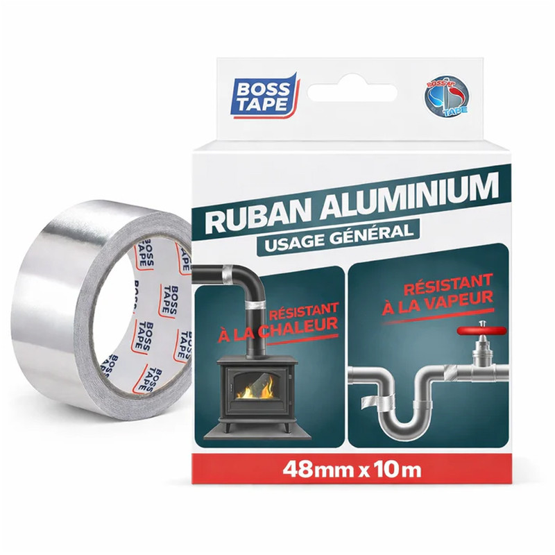 Ruban Aluminium Boss Tape 48mm x 10 mètres en Tunisie