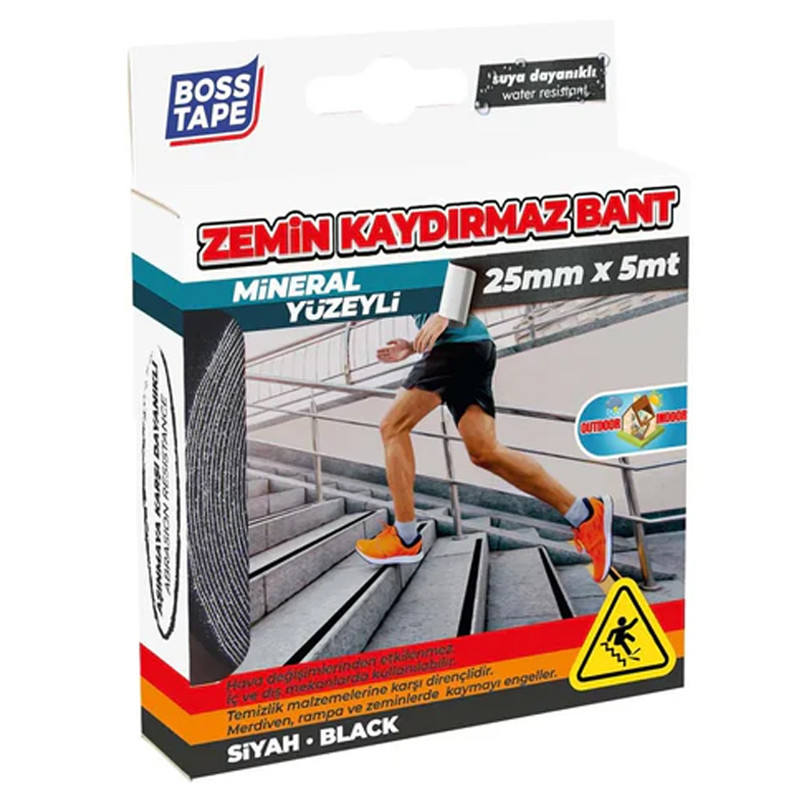 Ruban Antidérapant Boss Tape Auto-Adhésif 5m Noir en Tunisie