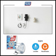 Ruban Double Face Boss Tape 1m Transparent en Tunisie