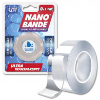 Ruban Double Face Boss Tape 1m Transparent en Tunisie