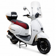 Scooter Électrique Tuniznen Catalaya 6,5kW Blanc en Tunisie