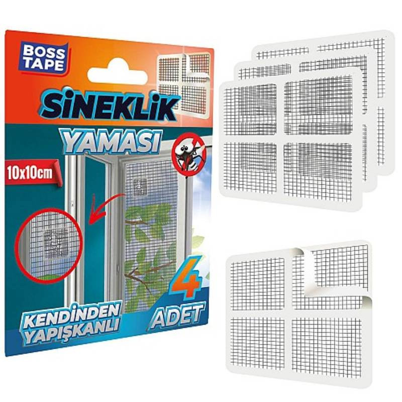 Pack De 4 Patchs Adhésifs Boss Tape 10x10Cm Noir en Tunisie