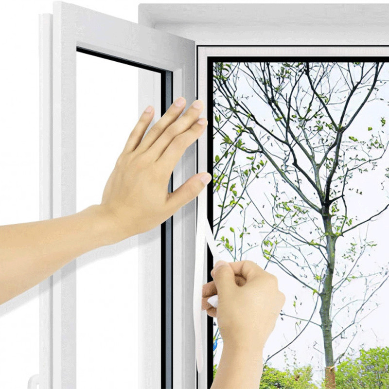 Bande adhésive Boss Tape 5,6 mètres Velcro Pour Moustiquaire De Fenêtre En Tunisie