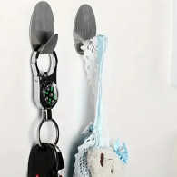 Pack de 2 Crochets Mural Boss Tape 33×44 mm Inox En Tunisie