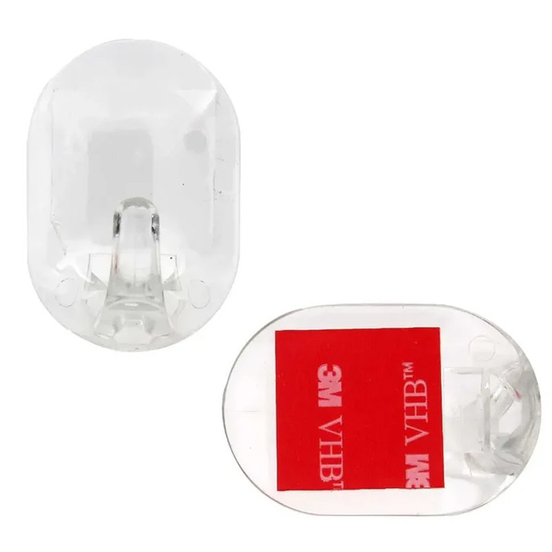 Pack de 2 Crochets Mural Boss Tape 33×44 mm Transparent En Tunisie