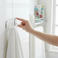 Pack de 2 Crochets Mural Boss Tape 33×44 mm Transparent En Tunisie