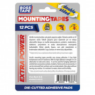 Pack De 12 Rubans De Montage Boss Tape Double Face 25x30mm en Tunisie