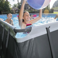 Piscine Tubulaire Intex Ultra XTR Rectangulaire 9.75 x 4.88 x 1.32 m Gris en Tunisie