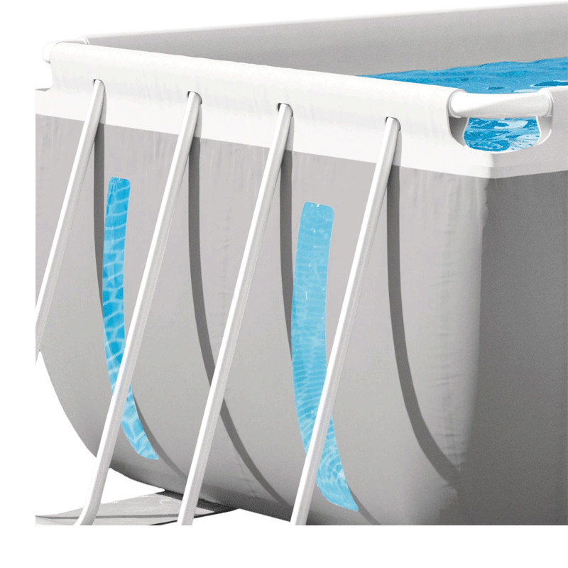 Piscine Tubulaire Intex Clearview 4.00 x 2.00 x 1.22 m Gris en Tunisie