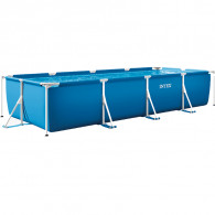 Piscine Tubulaire Intex Metal Frame Junior Rectangulaire 4.50 x 2.20 x 0.84 m Bleu en Tunisie
