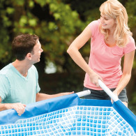 Piscine Tubulaire Intex Metal Frame Junior Rectangulaire 4.50 x 2.20 x 0.84 m Bleu en Tunisie