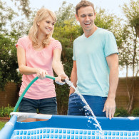 Piscine Tubulaire Intex Metal Frame Junior Rectangulaire 4.50 x 2.20 x 0.84 m Bleu en Tunisie