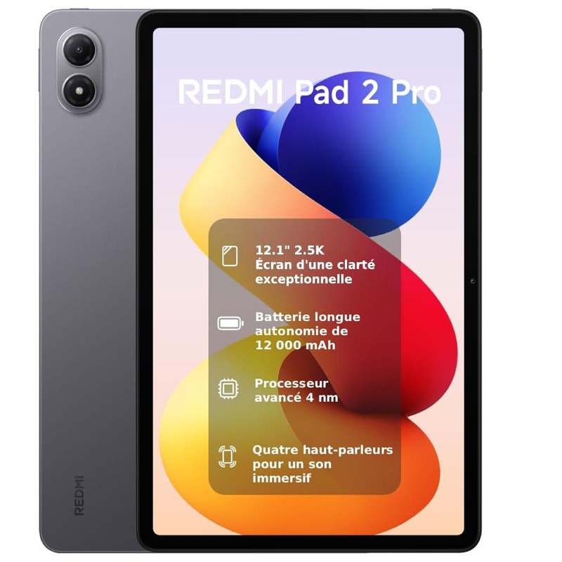 Tablette Xiaomi PAD2 8Go 256Go 5G Wifi Gris en Tunisie