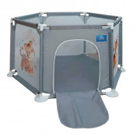 Parc de Jeu Sécurisé Pour Bébé Gris en Tunisie