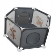 Parc de Jeu Sécurisé Pour Bébé Gris en Tunisie