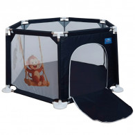 Parc de Jeu Sécurisé Pour Bébé Bleu Marine en Tunisie