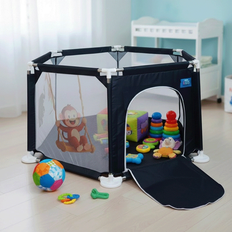 Parc de Jeu Sécurisé Pour Bébé Bleu Marine en Tunisie