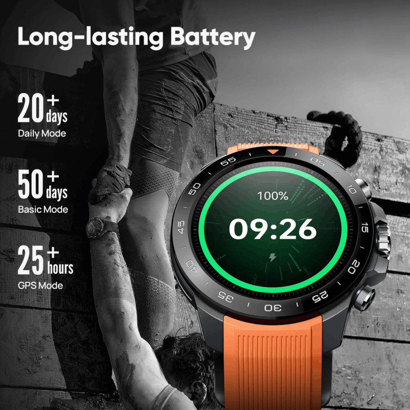 Montre Connectée Mibro GS Explorer Obsidian Noir En Tunisie