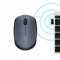 Souris Sans Fil Logitech M170 Gris en Tunisie